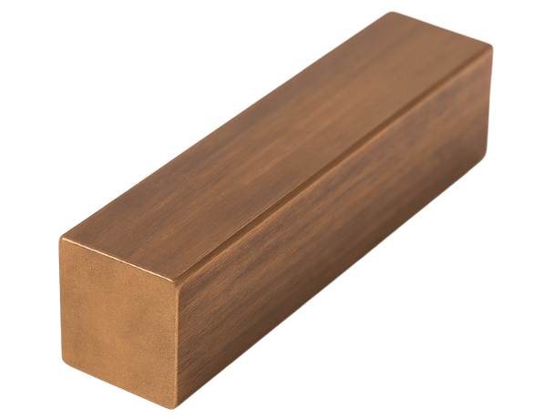 Квадрат бронзовый х/д БрАЖ9-4 5,5х5,5 мм ГОСТ 1628-2019 фото