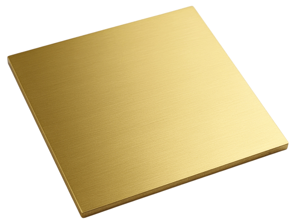 Лист латунный х/к ДПРНП ЛО90-1 0,6х600х1500 мм ГОСТ 2208-2007 фото