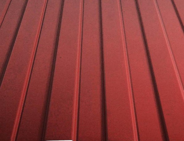 Профнастил стальной стеновой односторонний плоский гладкий шоколадно-коричневый С10 0,6х10х899х918 мм ГОСТ 24045-94 фото