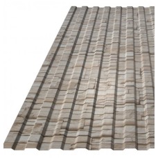 Профнастил стальной стеновой односторонний волна гладкий камень фото