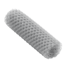 Сетка стальная рабица плетеная черная с квадратными ячейками с полимерным покрытием в рулоне фото