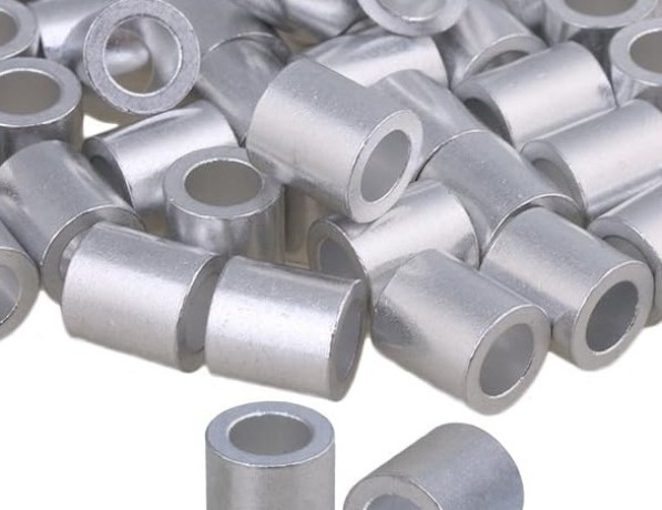 Втулка алюминиевая круглая АД0 4,5 мм DIN EN 13411-3-2011 фото